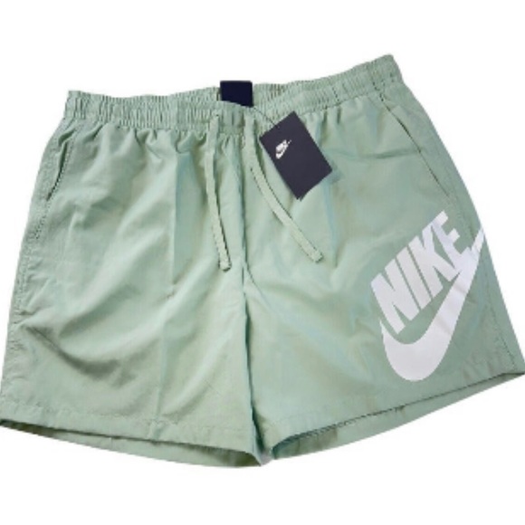 Nike Other - Nike Sportswear Woven Shorts Oversized Swoosh Men's L Light Green CV9302-321